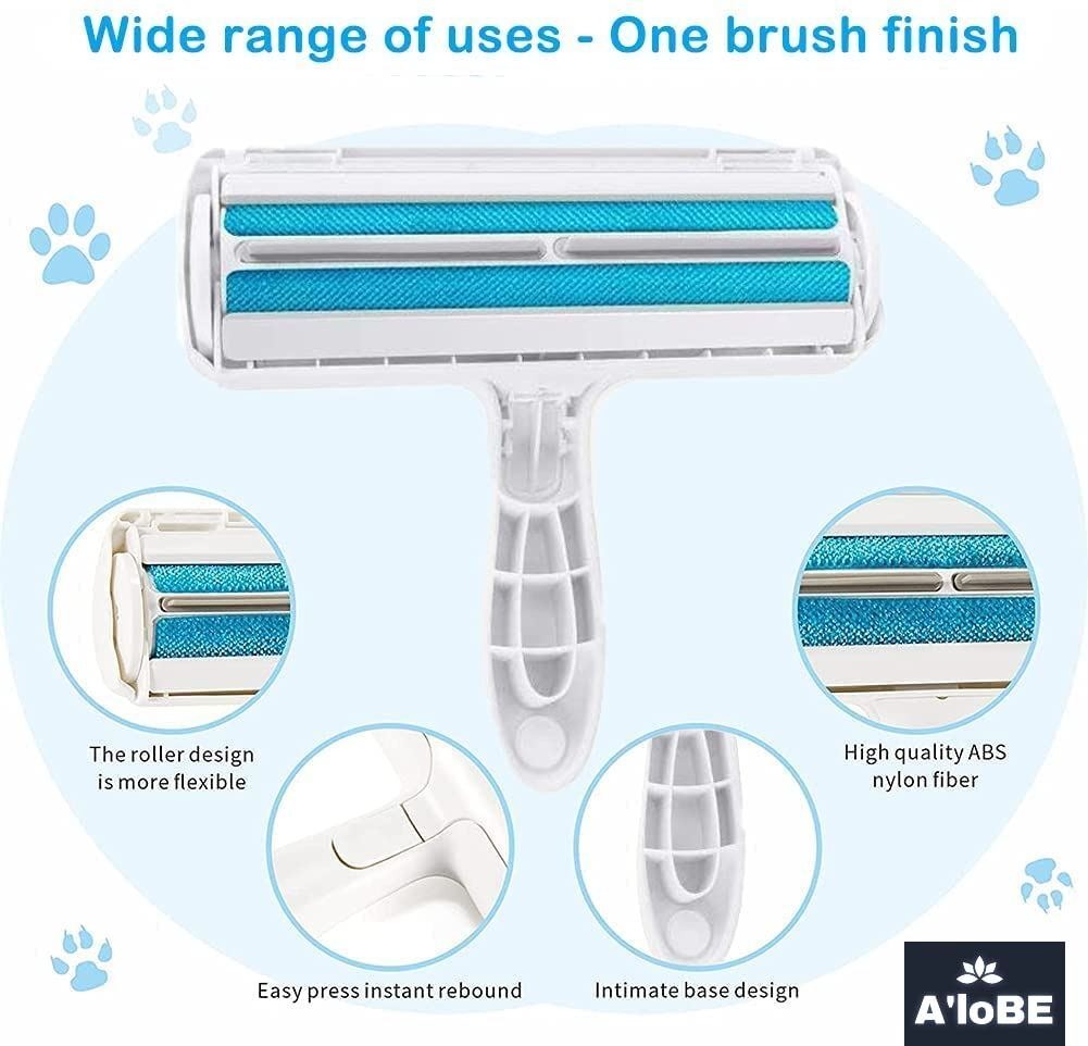 Reusable Pet Hair Remover Roller for Dogs Cats Furniture Clothes Car Seats A’l