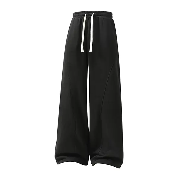 Men's Fleece-Lined Sweatpants—Warm, Loose-Fitting, and Comfortable