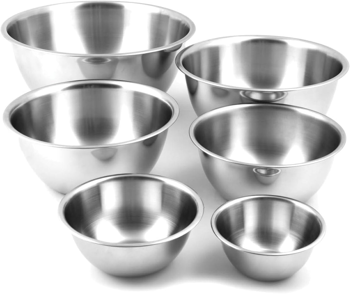 2.75-Quart Stainless Steel Mixing Bowl, 9 x 9 x 4 inches, Metallic