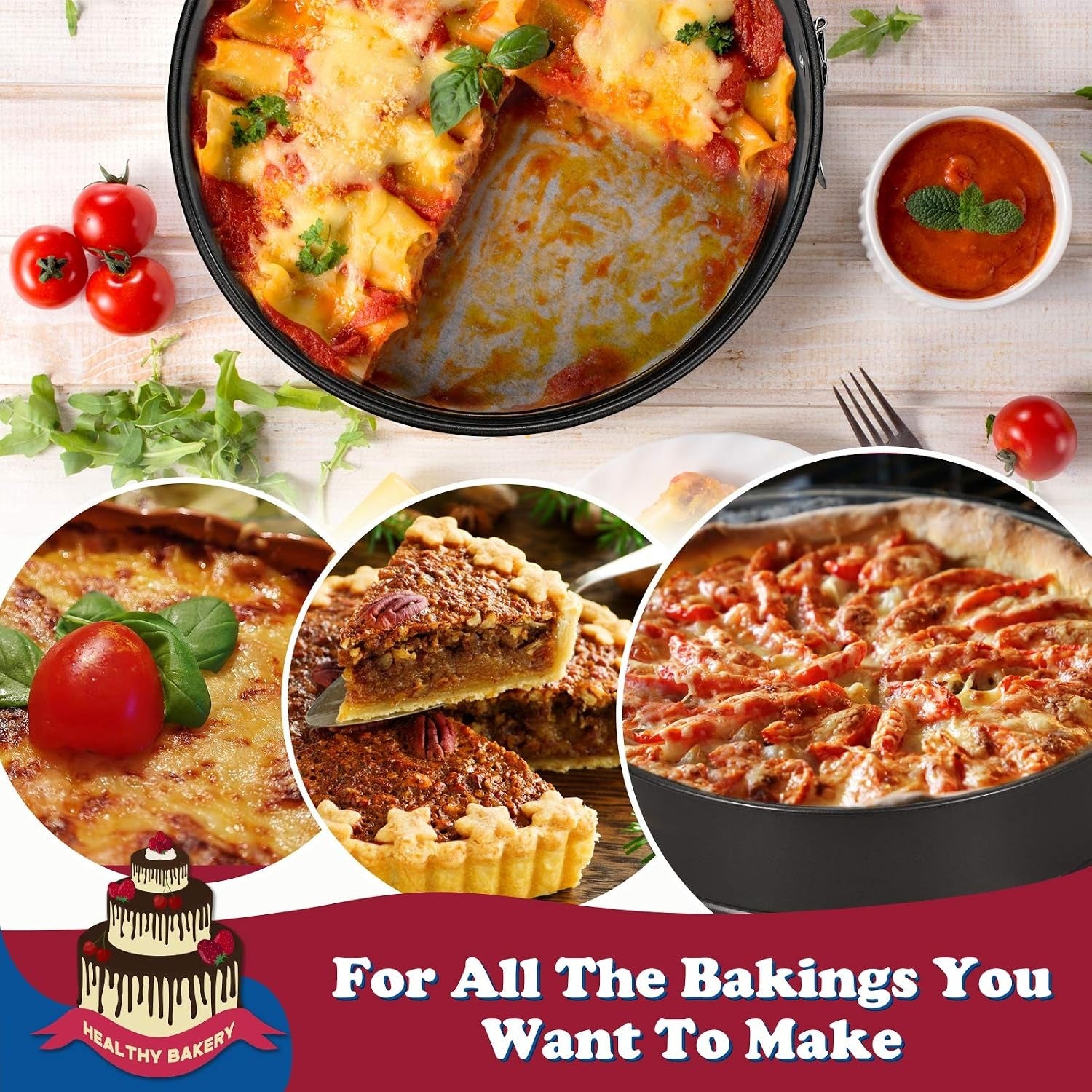 9 Inch Non-stick Cheesecake Pan Springform Pan