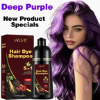 5-in-1 Herbal Color Shampoo – Gray Coverage, Nourishing & Long-Lasting | Ginseng Formula