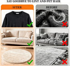 Pet Hair Remover Grooming Mitt Static Lint Fur Remover for Couch Carpet Car