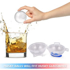 2" Large Round Ice Cube Tray Ball Maker Molds Jumbo ICE BALLS for Drinks