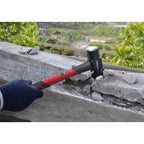 Hyper Tough 4 lb Sledge Hammer Fiberglass Handle