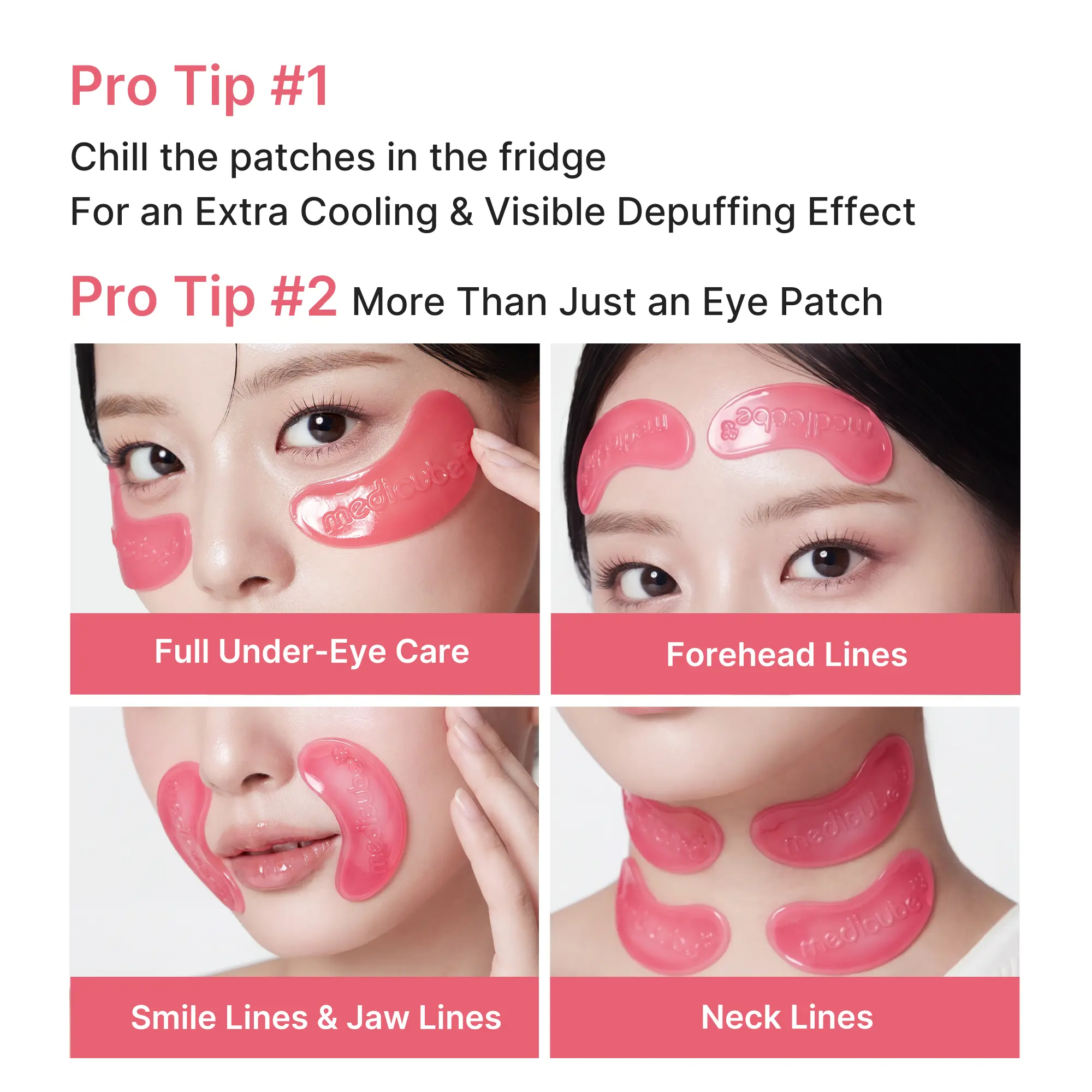 PDRN Pink Collagen Jelly Eye Mask – Hydrogel Eye Patches with PDRN, Collagen & NAD+