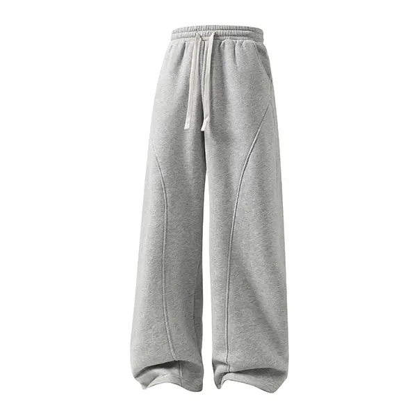 Men's Fleece-Lined Sweatpants—Warm, Loose-Fitting, and Comfortable