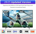 Indoor Digital TV Antenna – 360° 4K/1080P, Long Range, Easy Install