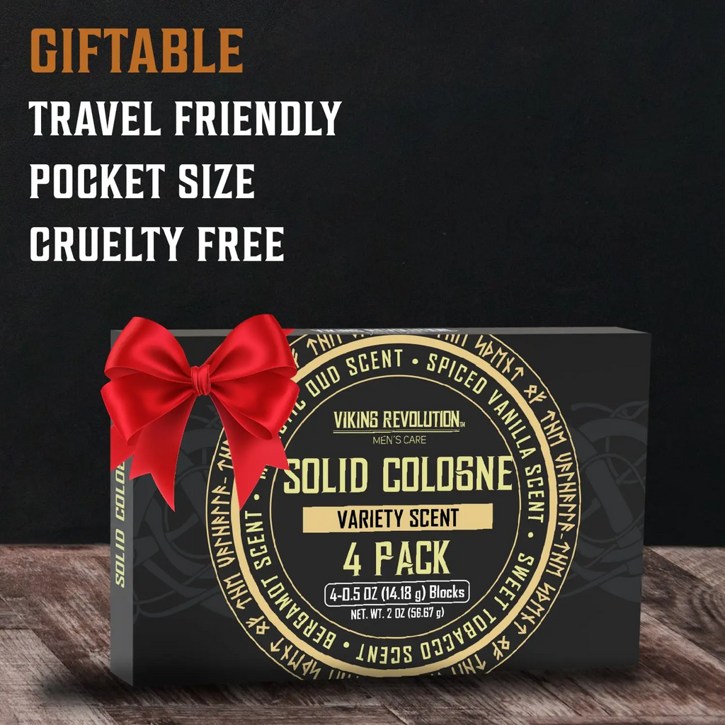 Solid Cologne for Men – Travel Size Sampler Set | Alcohol-Free Balm | Multiple Scents