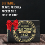 Solid Cologne for Men – Travel Size Sampler Set | Alcohol-Free Balm | Multiple Scents