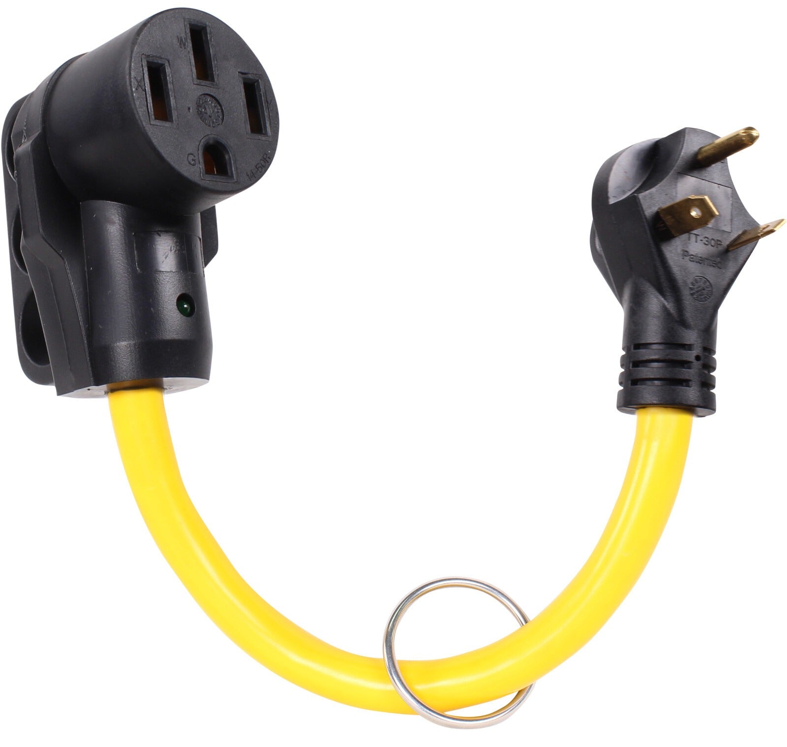 30 to 50 Amp (Male-Female) Dogbone Adapter RV Electrical Power Plug Converter