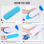 Reusable Double-Sided Lint Brush - Pet Hair Remover for Dogs Cats
