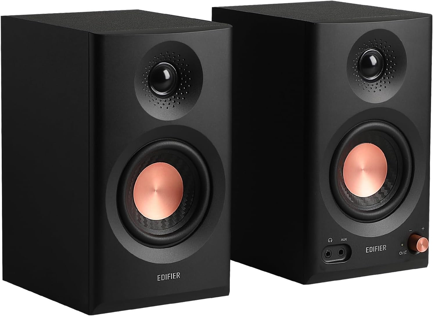 Powered Studio Monitor Speakers, Hi-Res Audio Certified Bluetooth V5.4 Active Bookshelf Loudspeakers