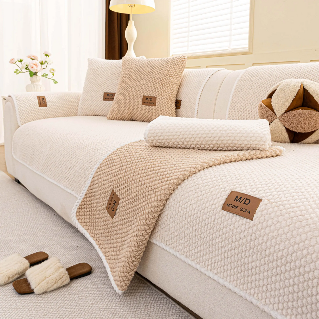 Luxury Removable Sofa Cover – Soft, Non-Slip & Washable Slipcover for Sectional, Loveseat & Couch