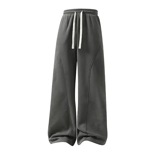 Men's Fleece-Lined Sweatpants—Warm, Loose-Fitting, and Comfortable