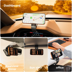 MagSafe Car Phone Mount – 360° Adjustable Magnetic Holder for iPhone 17/16/15/14/13/12
