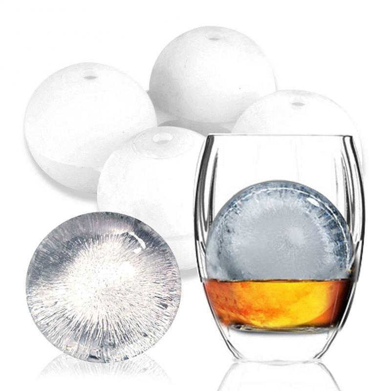 2" Large Round Ice Cube Tray Ball Maker Molds Jumbo ICE BALLS for Drinks
