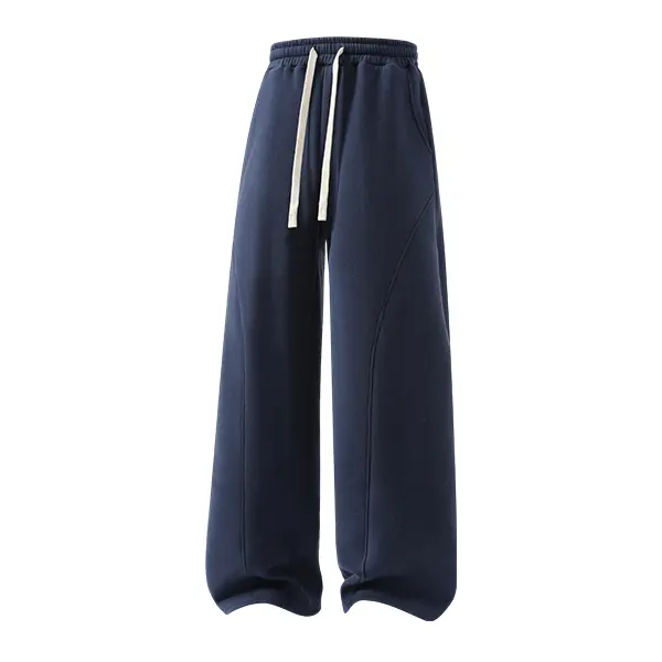 Men's Fleece-Lined Sweatpants—Warm, Loose-Fitting, and Comfortable